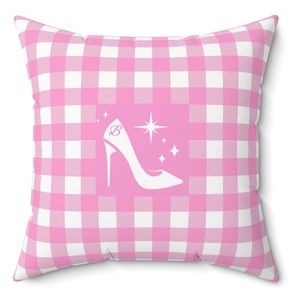 Barbie pink throw pillow 20x20